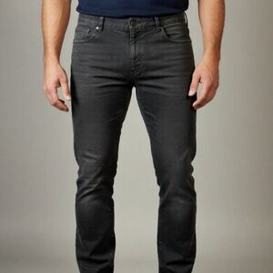 Calvin Klein Pants Mens Size 38x32 Black Slim Fit Casual Canvas Lightweight